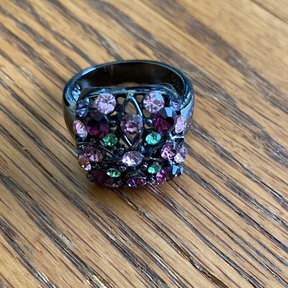 Funky Chunky Bohemian Ring Size 8 - Picture 4 of 4